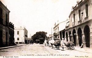 ALGER - LE-RUISSEAU - ROUTE D'ALGER ET STATION CFRA 